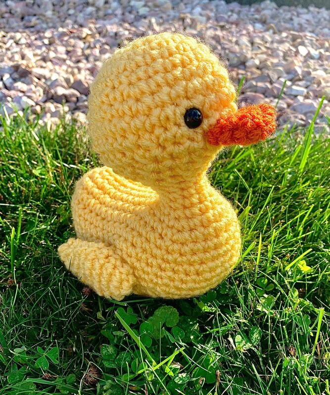 Crochet Duckling Amigurumi Plushie Crochet Animals